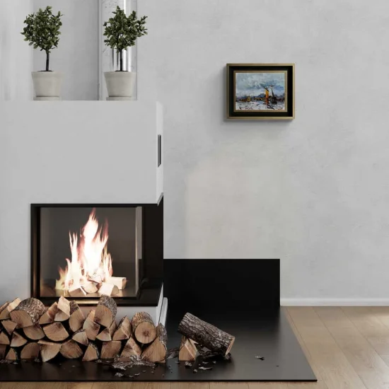 Denizin Huzurlu Dansı Yağlı Boya Tablosu