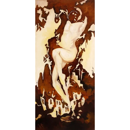 Derinlik Algısı Yağlı Boya Tablosu