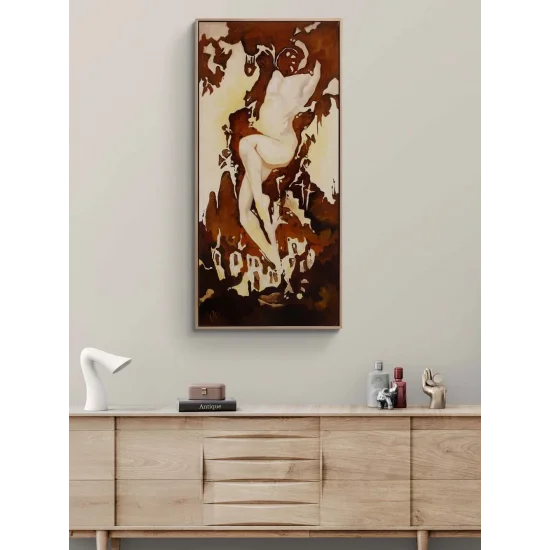 Derinlik Algısı Yağlı Boya Tablosu