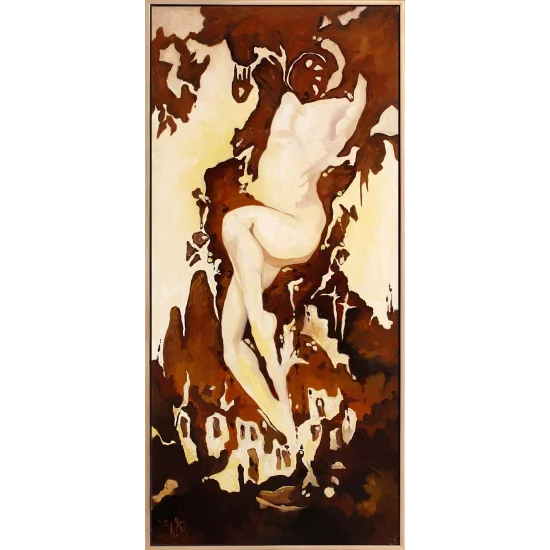 Derinlik Algısı Yağlı Boya Tablosu