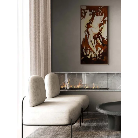 Derinlik Algısı Yağlı Boya Tablosu