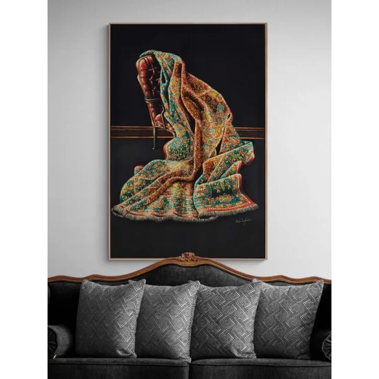 Desenlerin Hafızası Yağlı Boya Tablosu