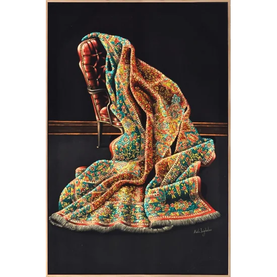 Desenlerin Hafızası Yağlı Boya Tablosu