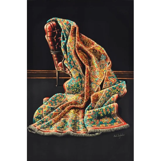 Desenlerin Hafızası Yağlı Boya Tablosu