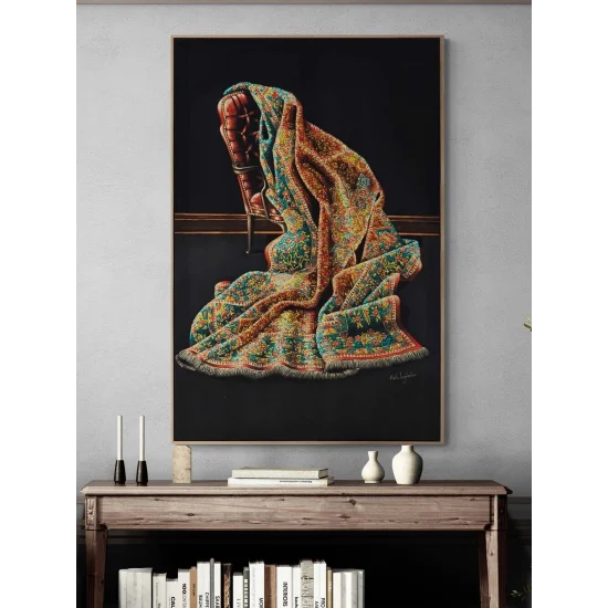 Desenlerin Hafızası Yağlı Boya Tablosu