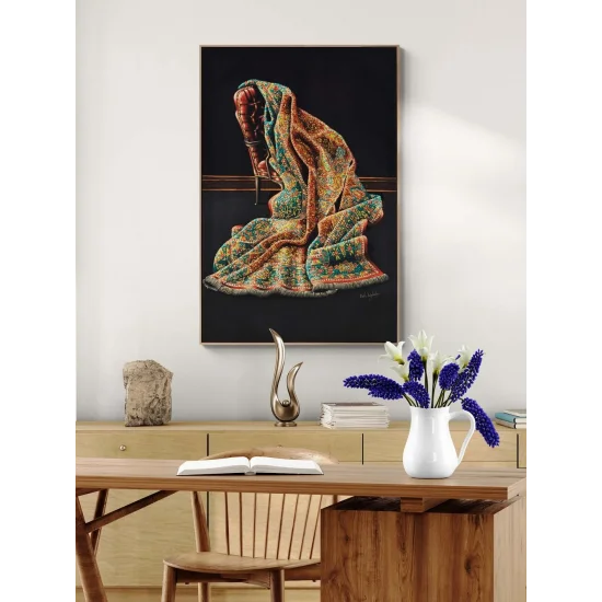 Desenlerin Hafızası Yağlı Boya Tablosu