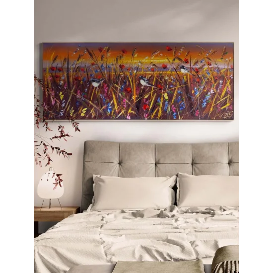 Doğanın Dokusu Yağlı Boya Tablosu