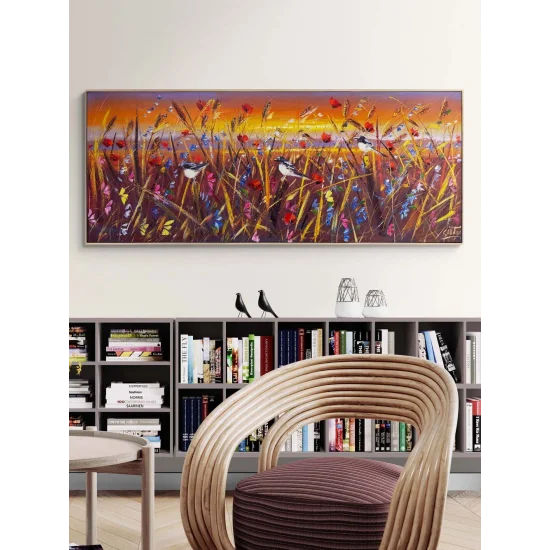 Doğanın Dokusu Yağlı Boya Tablosu