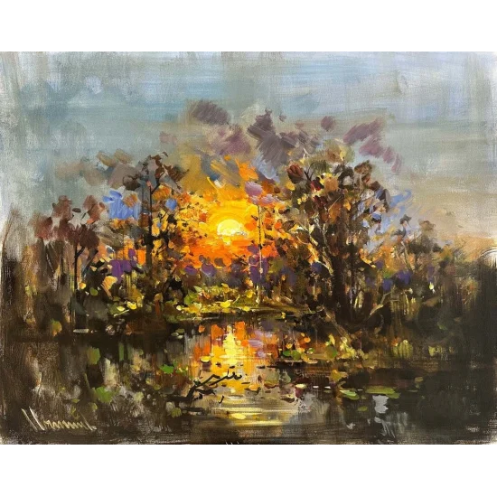 Natures Tale Oil Painting