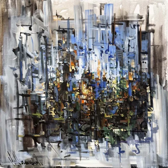 Frozen Motion Oil Painting