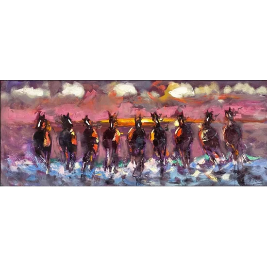 Dörtnala Hayaller Yağlı Boya Tablosu