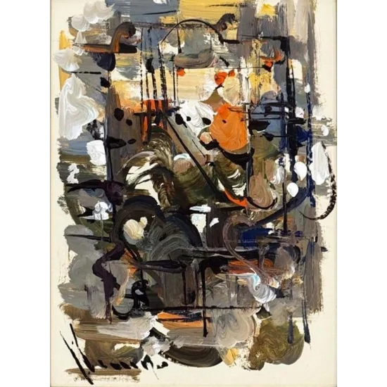 Düşlerin Yelinde Yağlı Boya Tablosu