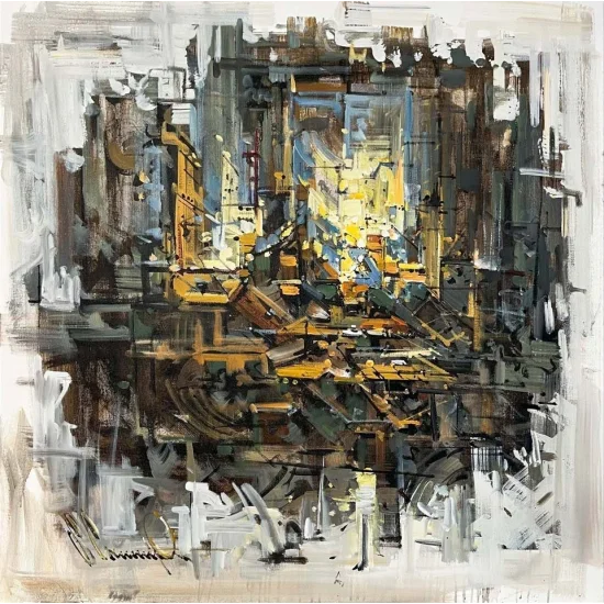 Duyguların Evrimi Yağlı Boya Tablosu