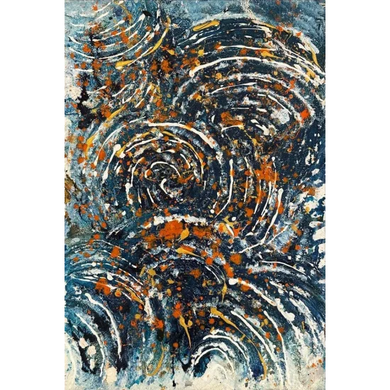 Emotional Waves Oil Painting