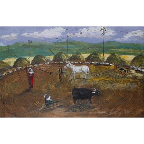 Struggle for Bread Oil Painting