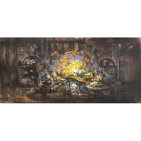 Enerji Akışı Yağlı Boya Tablosu