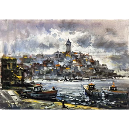 Light of Old Istanbul Oil Painting