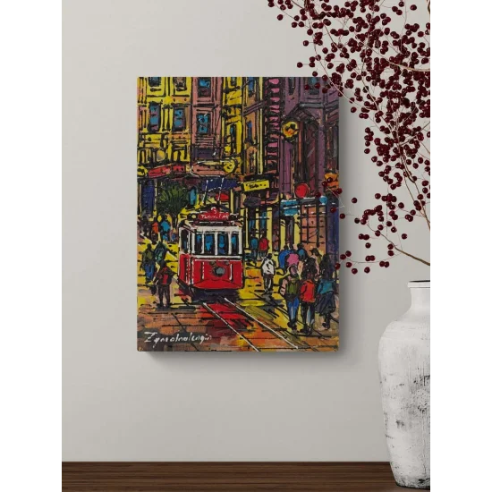 Eskiden Taksim Yağlı Boya Tablosu