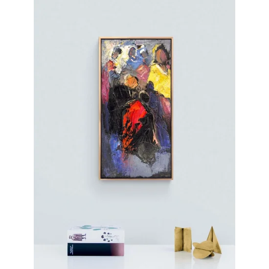 Figüratif Renkler Yağlı Boya Tablosu