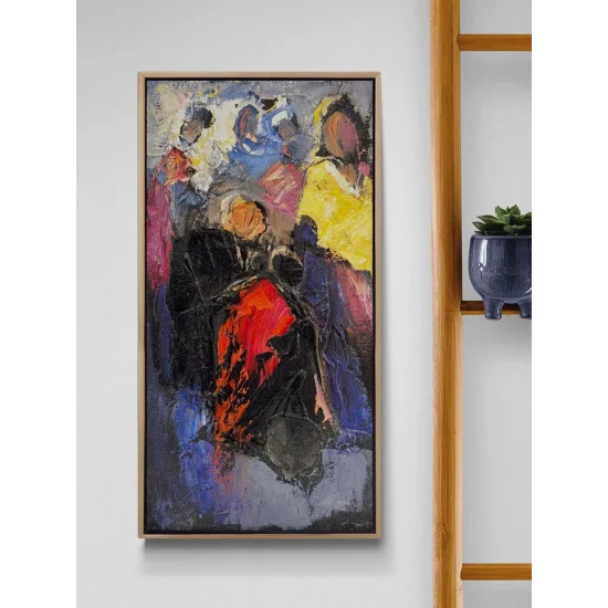 Figüratif Renkler Yağlı Boya Tablosu