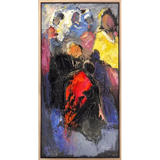 Figüratif Renkler Yağlı Boya Tablosu