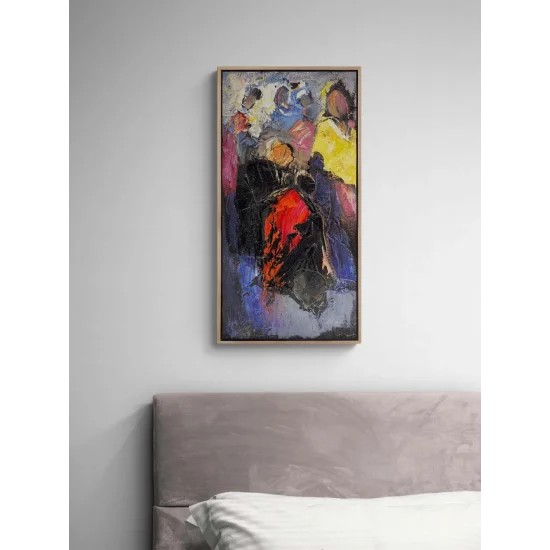 Figüratif Renkler Yağlı Boya Tablosu