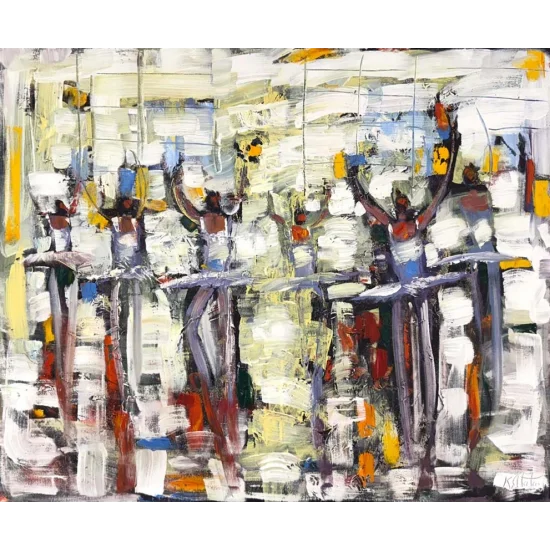 Zarafetin Adımları Yağlı Boya Tablosu