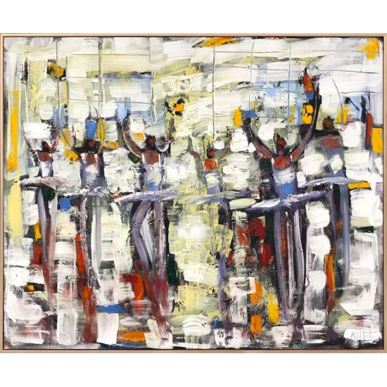 Zarafetin Adımları Yağlı Boya Tablosu