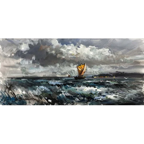 Against the Storm Oil Painting
