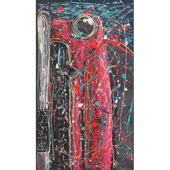 Formların Arasında Yağlı Boya Tablosu