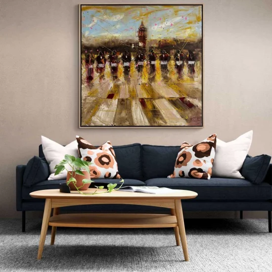 Galatada Müzikal Miras Yağlı Boya Tablosu