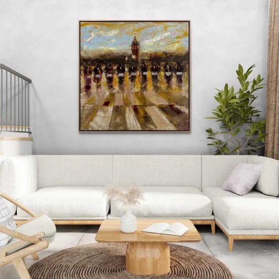 Galatada Müzikal Miras Yağlı Boya Tablosu