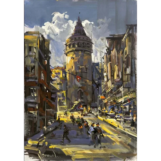 The Heart of Galata Oil Painting