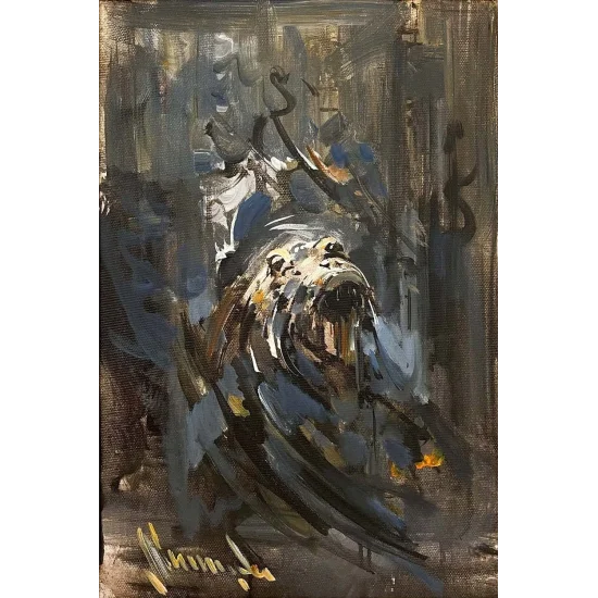 Night Hunter Oil Painting