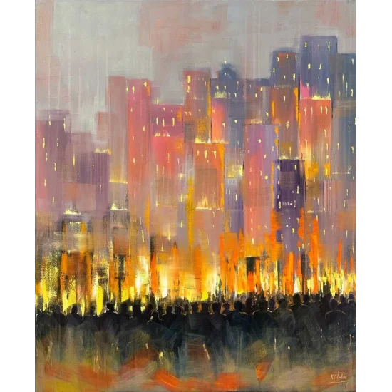 Night Dawn Dream Oil Painting