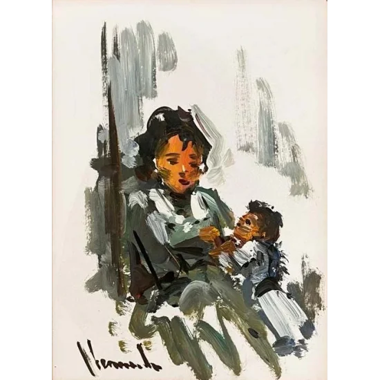 Geçmiş Ve Geleceği Yağlı Boya Tablosu