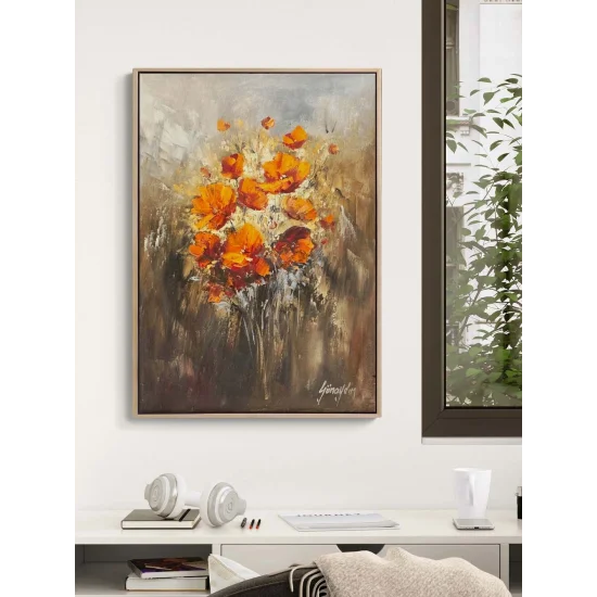 Poppy Symphony Oil Painting