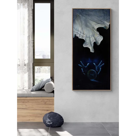 Gizemin Arkasında Yağlı Boya Tablosu