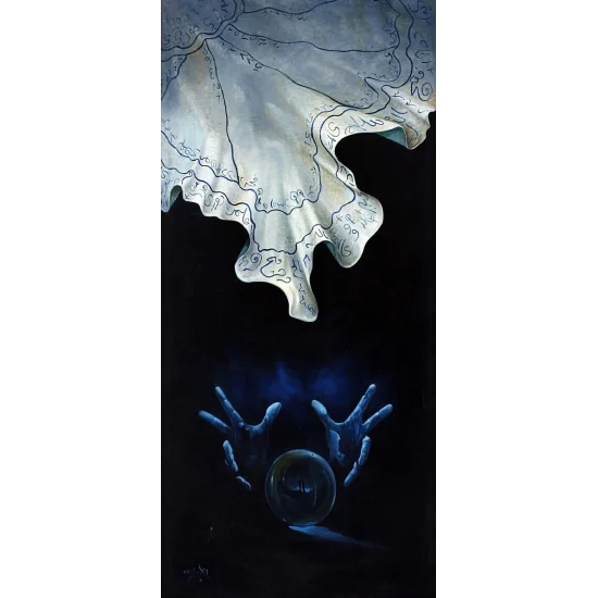 Gizemin Arkasında Yağlı Boya Tablosu