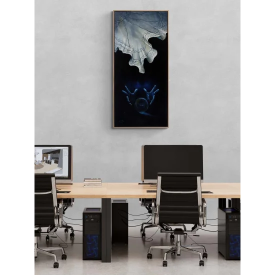 Gizemin Arkasında Yağlı Boya Tablosu