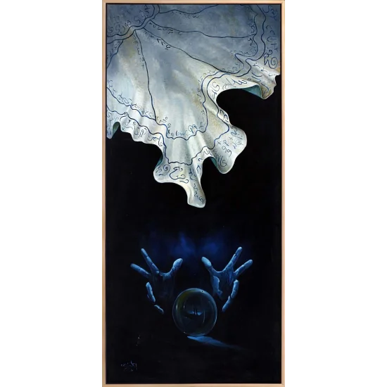 Gizemin Arkasında Yağlı Boya Tablosu