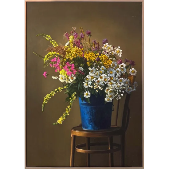 Gizli Bahçe Hediyesi Yağlı Boya Tablosu