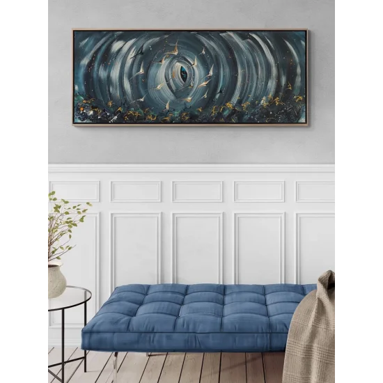 Gizli Göz Yağlı Boya Tablosu