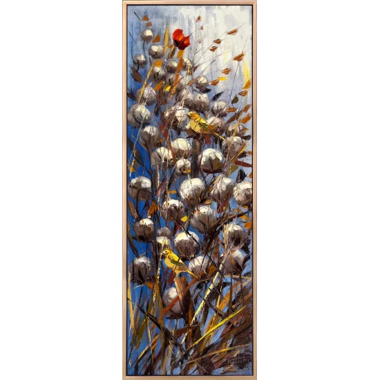 Göğe Bakan Beyazlar Yağlı Boya Tablosu