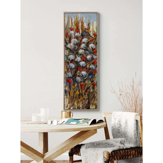 Gökyüzü Altında Pamuklar Yağlı Boya Tablosu