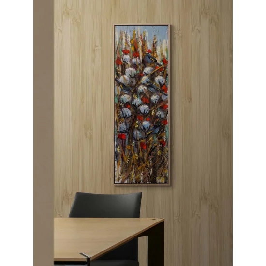 Gökyüzü Altında Pamuklar Yağlı Boya Tablosu