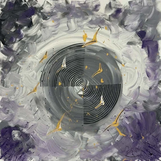 Gökyüzü Hikayesi Yağlı Boya Tablosu