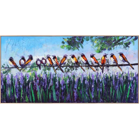 Whispers from the Sky Oil Painting | Simurg Art Gallery