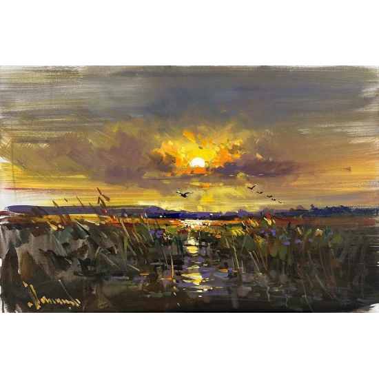 Between Shadow and Light Oil Painting