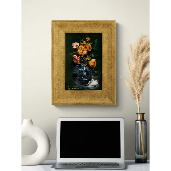 Gölgede Filiz Yağlı Boya Tablosu